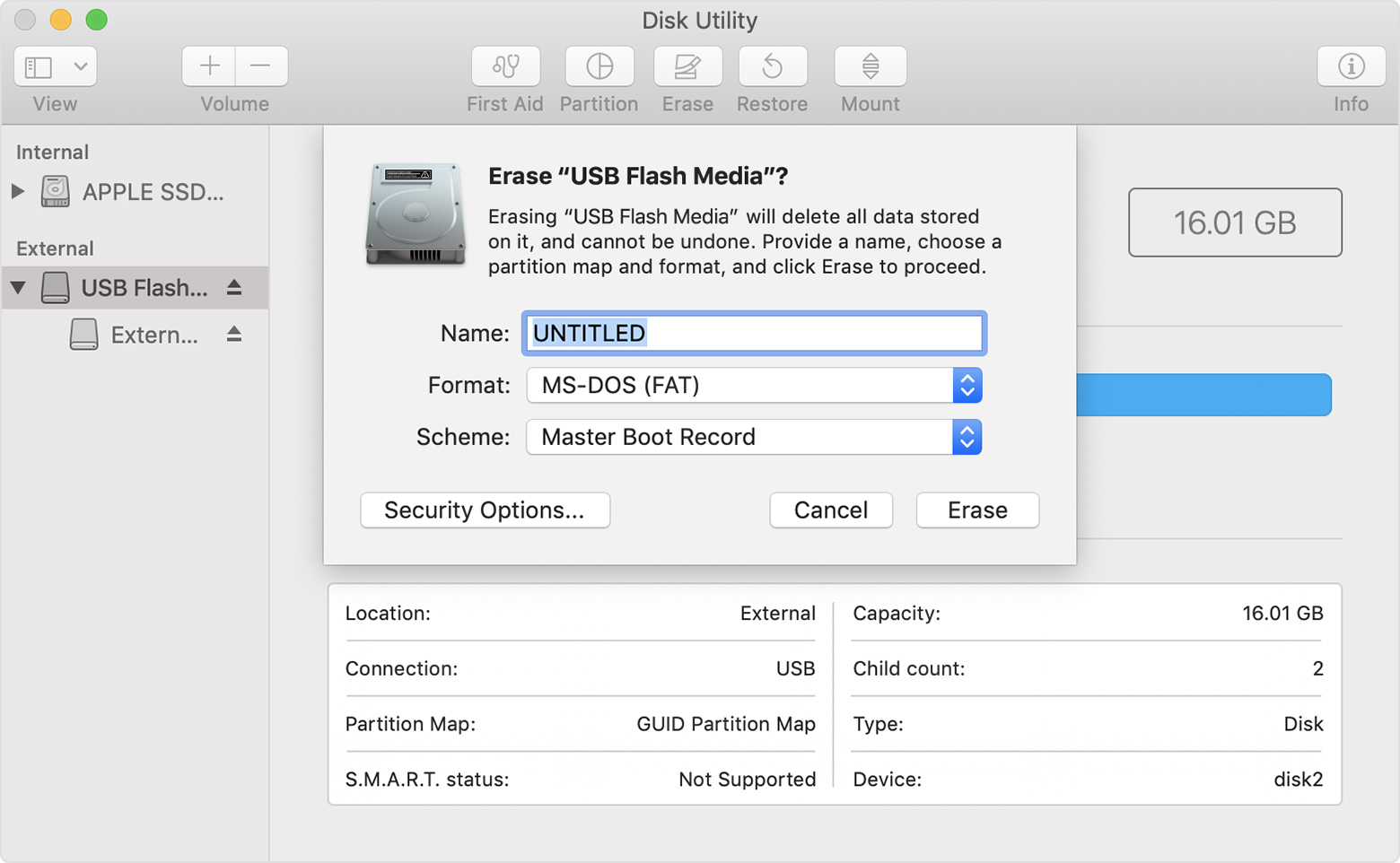 create usb boot disk windows 10 on mac